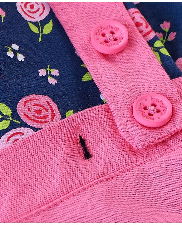 Babyhug Tops and Skirts Girl Half sleeves Back-Buttons