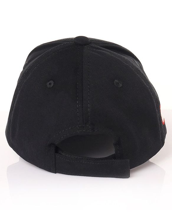 Babyhug Marvel  Captain America Summer Cap Black - Circumference  57 cm