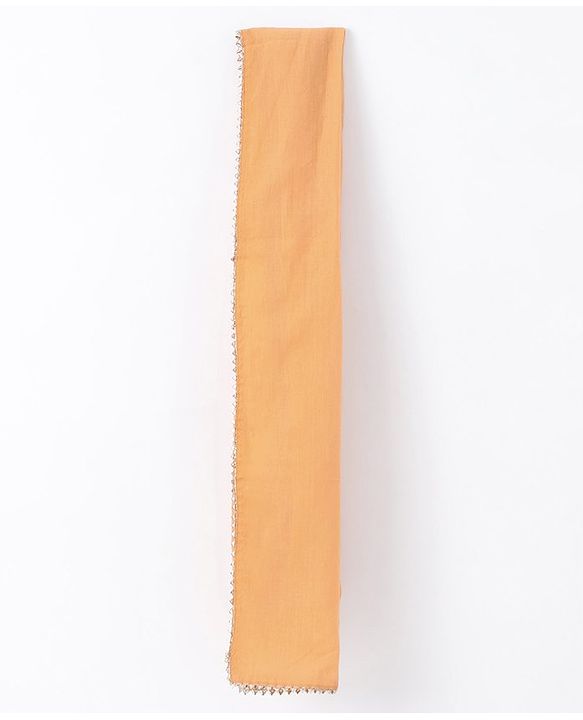 Pine Kids Three Fourth Sleeves Kurti Churidar Set with Dupatta Chervon Pattern - Mustard Yellow