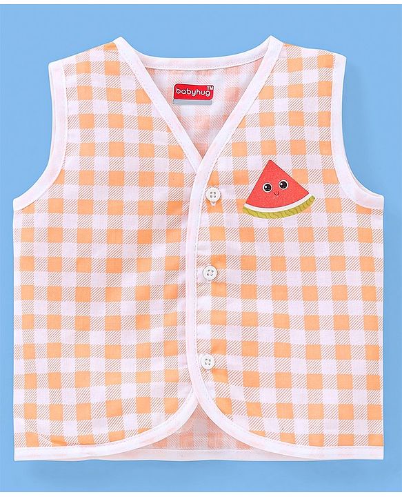 Babyhug Cotton Sleeveless Jhablas Pack Of 5 - Multicolor