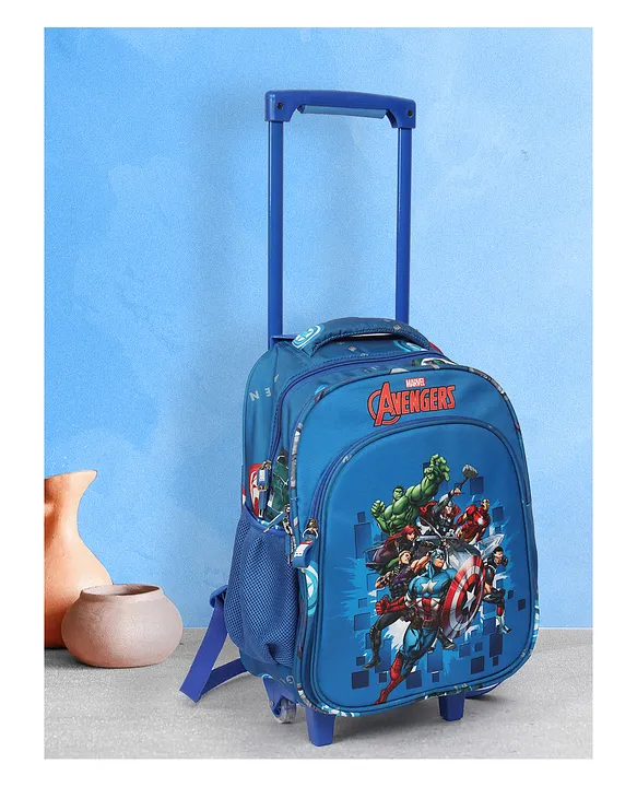 Avengers trolley school bag best sale