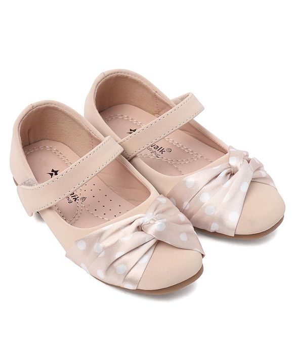 Cute Walk by Babyhug Bellies with Velcro Closure with Applique - Beige