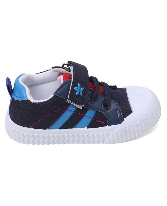 Cute Walk by Babyhug Casual Shoes with Velcro Closure Solid Colour - Blue