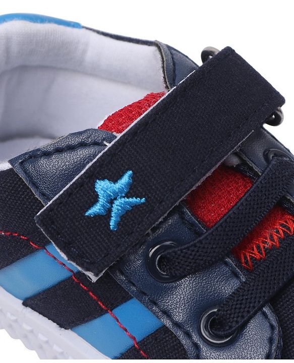 Cute Walk by Babyhug Casual Shoes with Velcro Closure Solid Colour - Blue