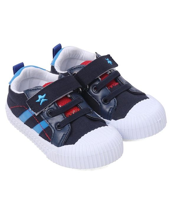Cute Walk by Babyhug Casual Shoes with Velcro Closure Solid Colour - Blue