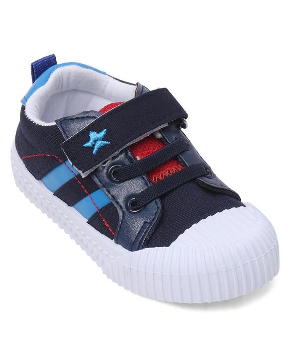 Cute Walk by Babyhug Casual Shoes with Velcro Closure Solid Colour - Blue