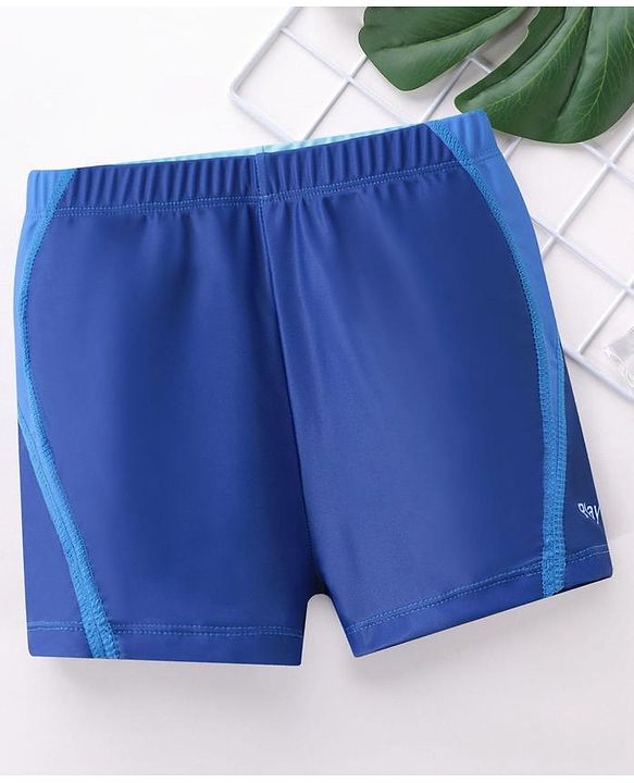 Pine Active Solid Color Swimming Trunk - Blue