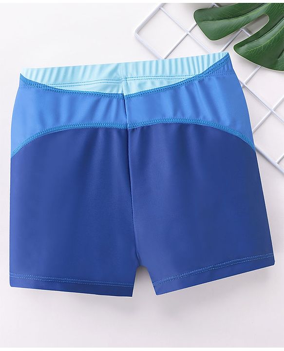 Pine Active Solid Color Swimming Trunk - Blue