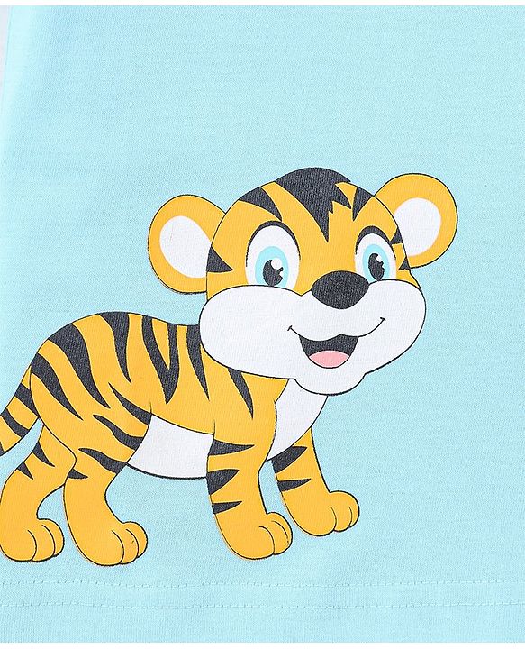 Babyhug Cotton Jersey Half Sleeves Striped T-Shirts Pack Of 3 - Yellow & Blue