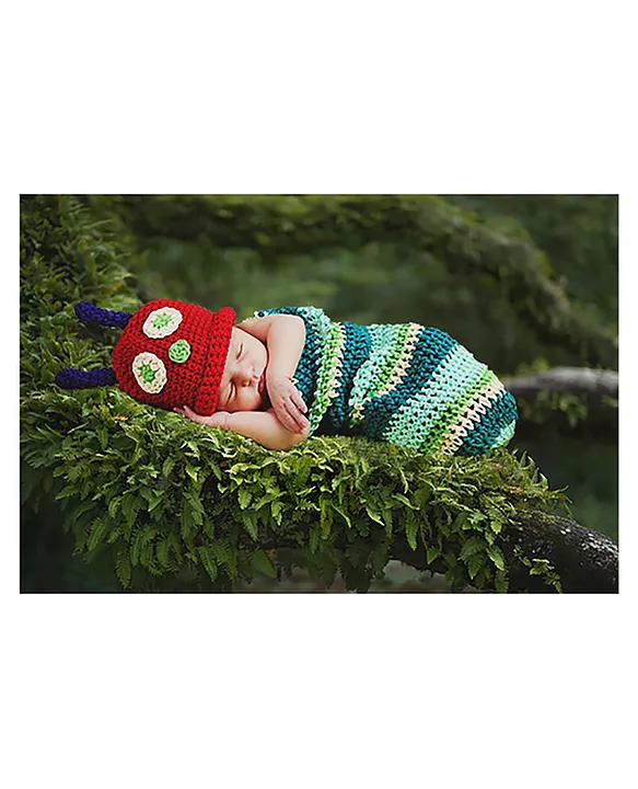 Buy MOMISY Green New Born Photography Baby Props Outfit Photo