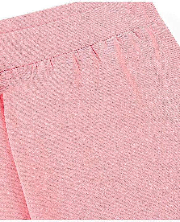 Pine Kids Biowash Stretchable Leggings Solid Color - Peach