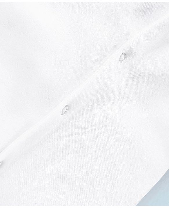 Babyhug Full Sleeves 100% Cotton Romper Solid Colour - White