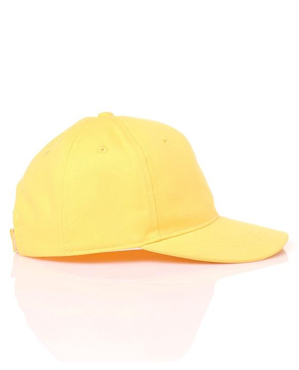 Pine Kids Cotton Baseball Caps Text HD Print Pale Yellow - Diameter 16.5 cm