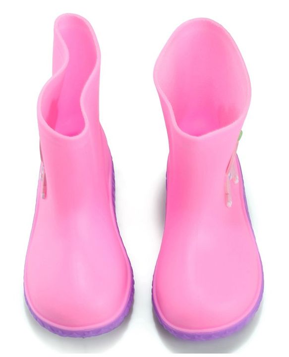 Cute Walk by Babyhug Slip On Gumboots with Dino Applique Yellow (Design May Vary)