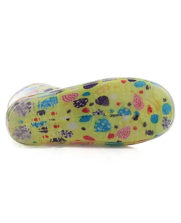 Cute Walk by Babyhug Slip On Balloons Printed Gumboots - Multicolour