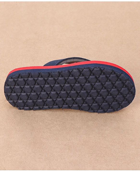 Cute Walk by Babyhug Slip On Flip Flops Sports Ball Print-  Red