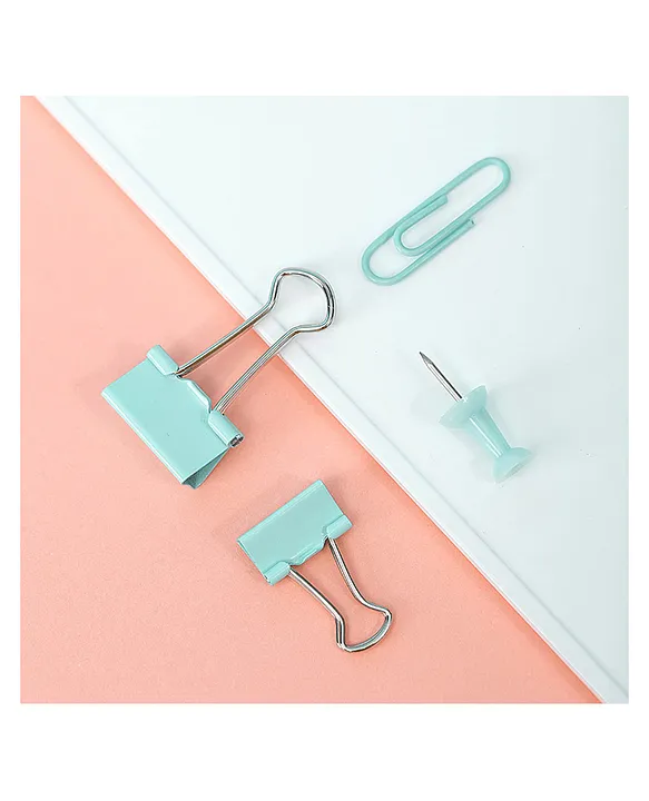 China Colorful Binder Clips Push pins Paper Clips Standard Size Office  Supplies Kit Set Manufacture and Factory