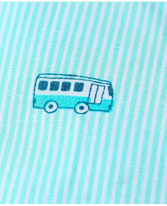 Babyhug Cotton Boxers Checks & Dino Print Pack of 3- Orange & Blue
