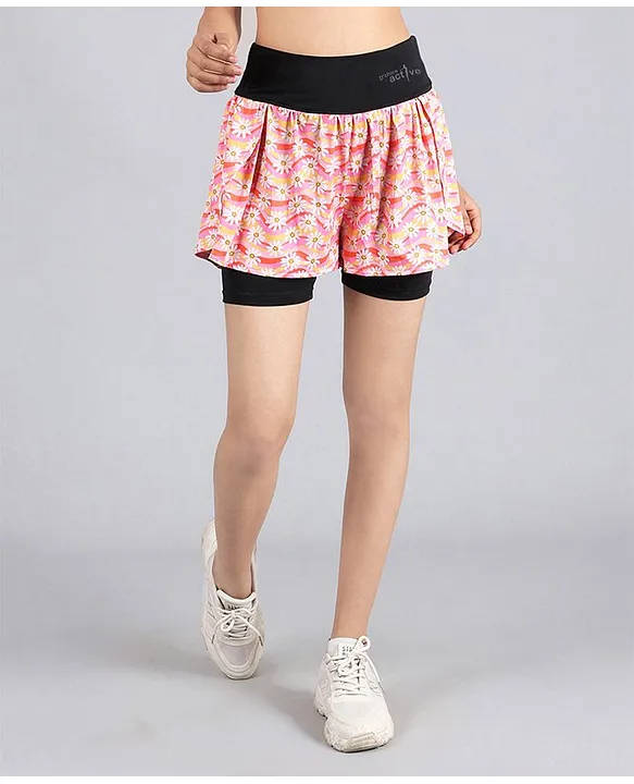 Floral on sale cycling shorts