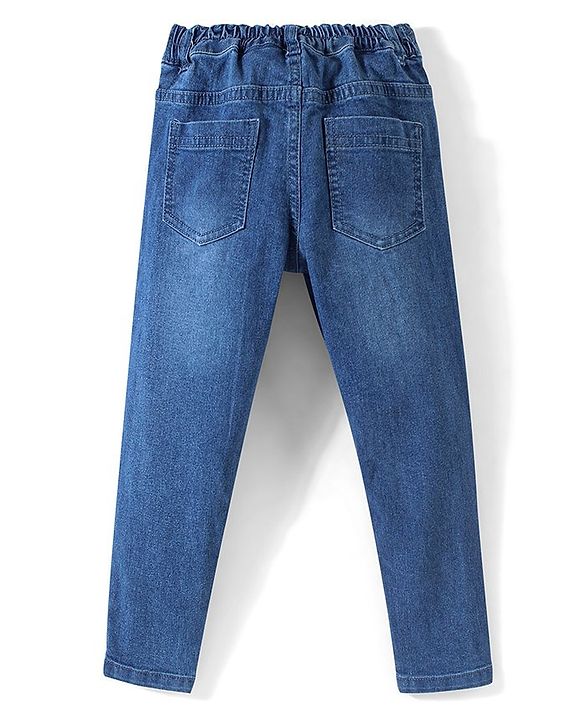 Pine Kids Full Length Basic Five Pocket Jeans - Blue