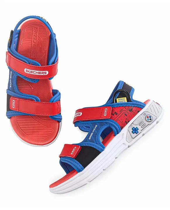 Sketchers red outlet sandals