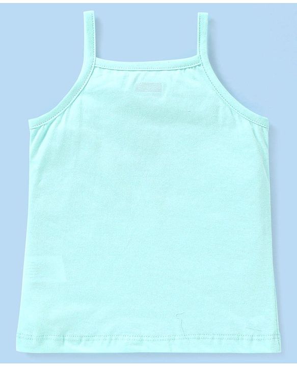 Babyhug 100% Cotton Knit Sleeveless Slip Flamingo & Floral Print Pack Of 3 - Blue Pink & Yellow