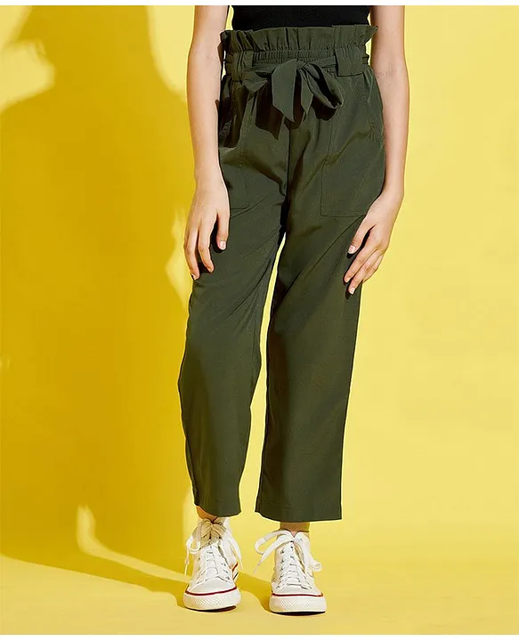 Paper-Bag Cinch Waist Wide Pants – Expressive Collective CO.