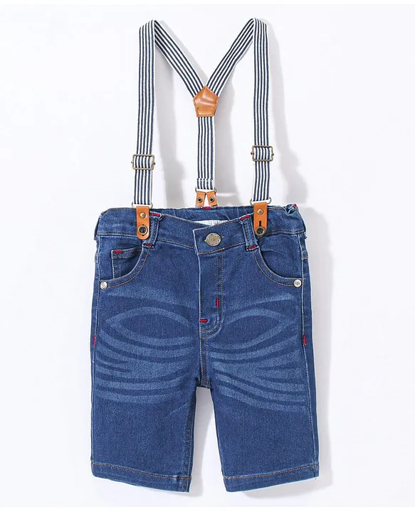 Buy Denim Blue Shorts & 3/4ths for Boys by Mothercare Online | Ajio.com