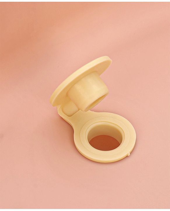 Babyhug Foldable Bathtub with Cushion and Inbuilt Thermometer - Pink