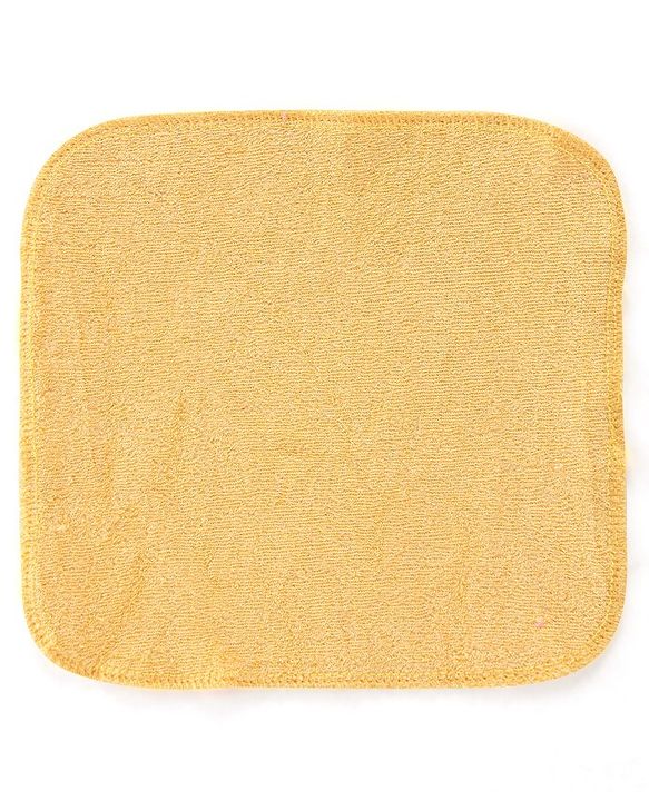 Babyhug Terry Knit Wash Cloths Pack of 6- Multicolour
