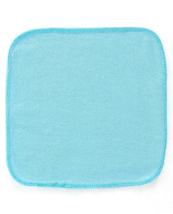 Babyhug Terry Knit Wash Cloths Pack of 6- Multicolour