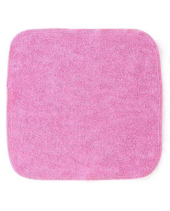 Babyhug Terry Knit Wash Cloths Pack of 6- Multicolour