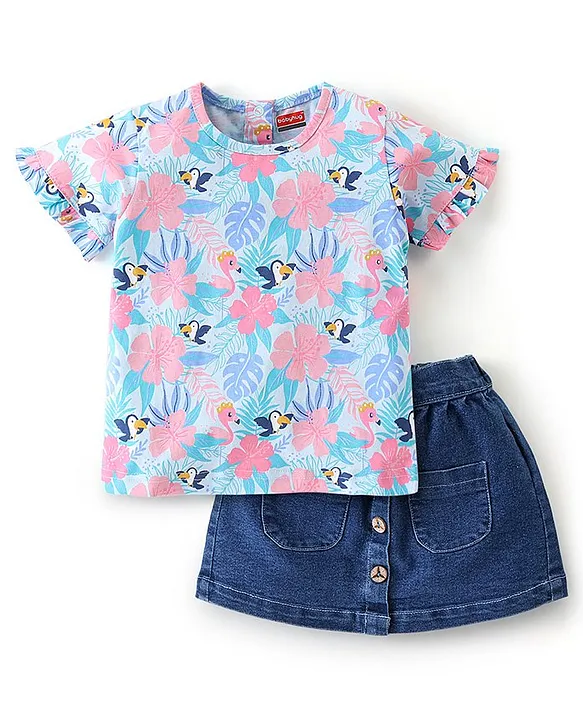 Summer Pleated Embroidered Denim Denim Pleated Mini Skirt For Girls  Fashionable Short Toddler Clothes For 0 6 Year Olds Style #230603 From  Heng08, $11.5 | DHgate.Com