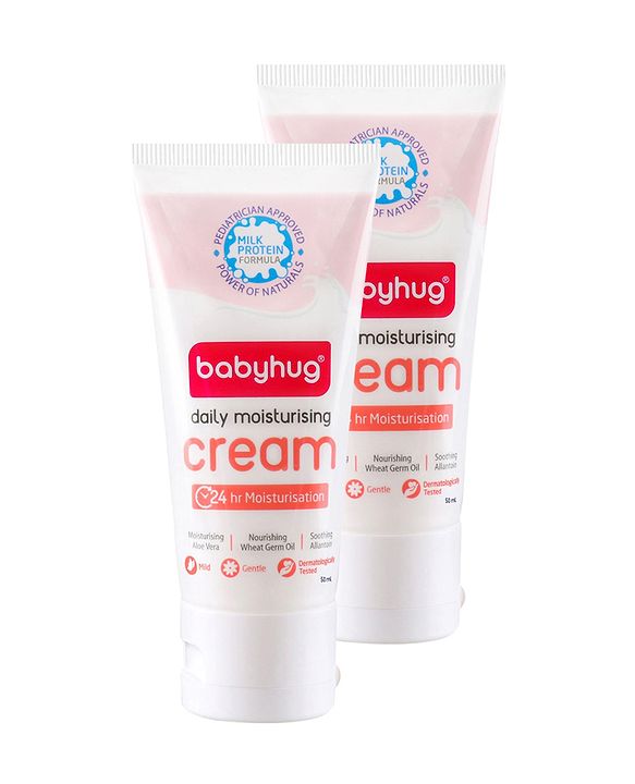 Babyhug Daily Full Body and Face Moisturizing Cream Pack of 2 - 50 ml Each