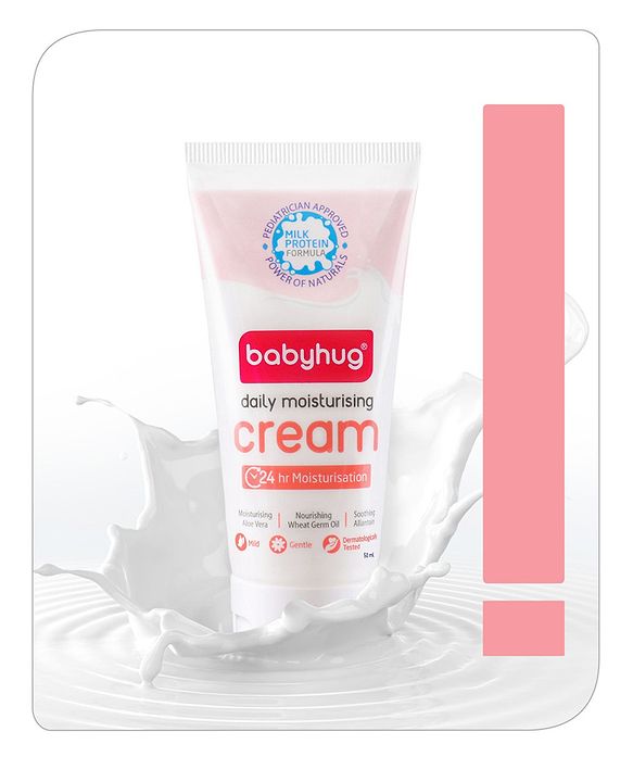 Babyhug Daily Full Body and Face Moisturizing Cream Pack of 2 - 50 ml Each