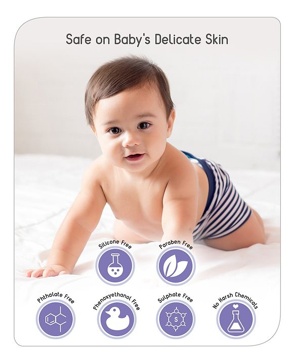 Babyhug Milk Protein Formula Daily Moisturising Milky Lotion Mild & Gentle Formula For Newborn Baby - 200 ml