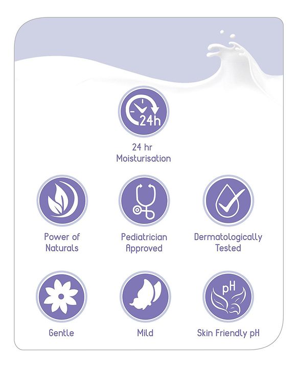 Babyhug Milk Protein Formula Daily Moisturising Lotion Pack of 2 - 200 ml Each