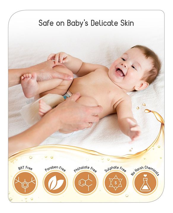 Babyhug Daily Massage Oil Pack of 2 - 200 ml Each