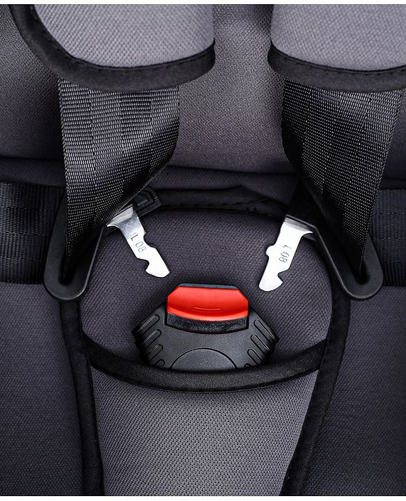 Babyhug Expedition ECE R44/04 Safety Certified 3 in 1 Convertible Car Seat With Recliner with 1 Year Warranty - Grey