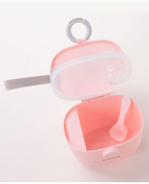 Babyhug Milk Powder Storage Container with Spoon - Pink
