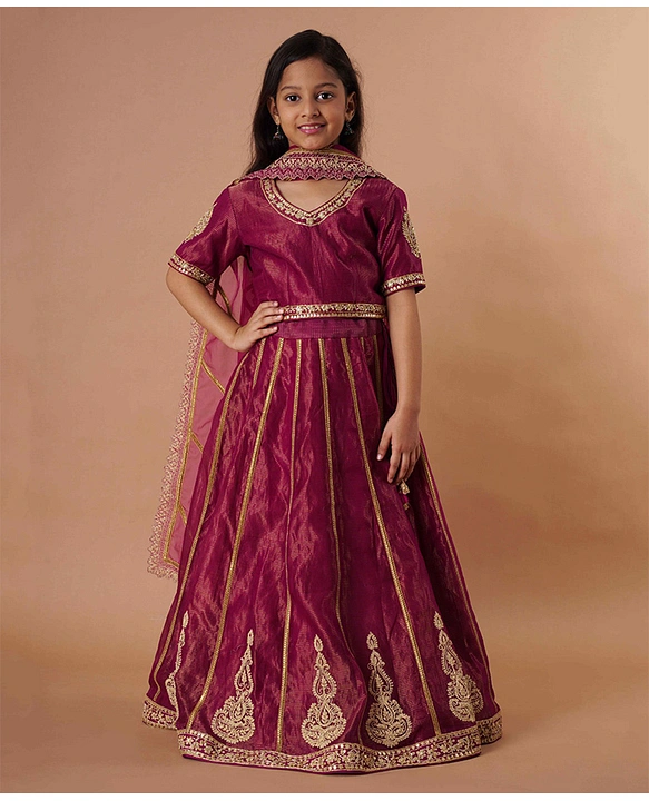 Maroon,Black Semi Stitched Designer Party Wear Velvet Lehenga Choli, 2.5Mtr  at Rs 2199 in Surat