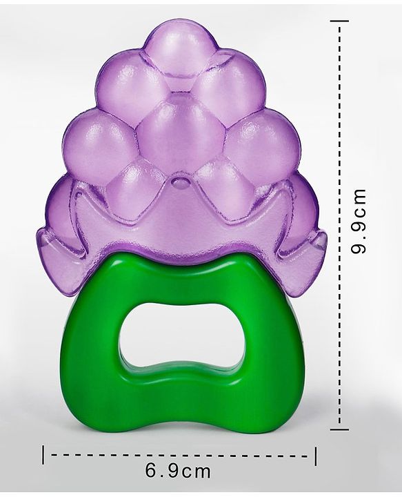 Babyhug Water Filled Grapes Teether - Purple