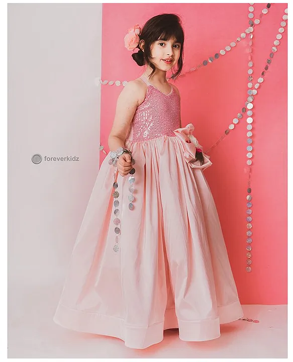 Layered Satin Girls Ball Gown Flower Girl Party Dress – TulleLux Bridal  Crowns & Accessories
