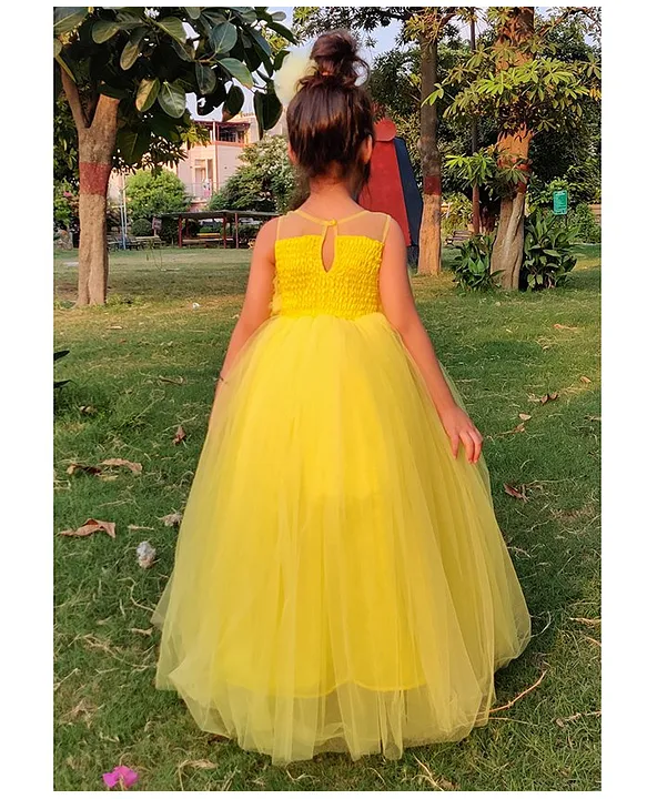 Buy Foreverkidz Tulle Net Lily Party Dress for Girls YELLOW for Girls 4 5 Years Online in India Shop at FirstCry 13314424