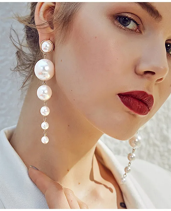 15 Trendy Designs of Pearl Earrings for Women with Beautiful Look
