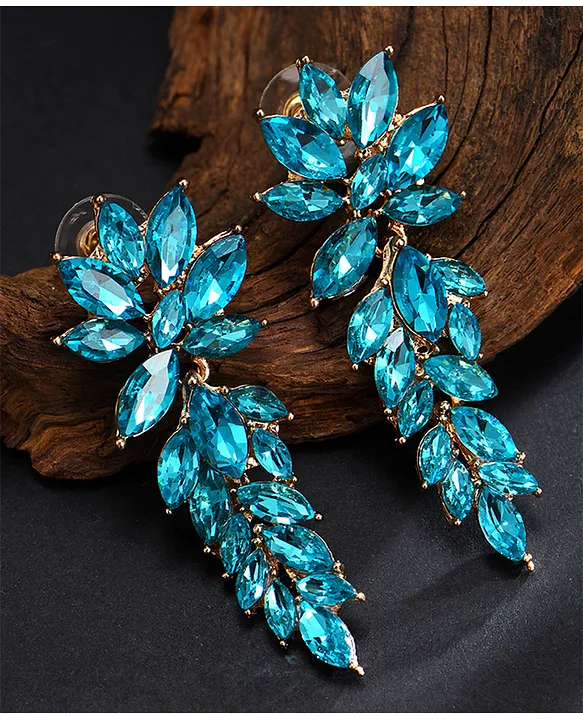 Buy Blue Earrings for Women by Kairangi by Yellow Chimes Online | Ajio.com