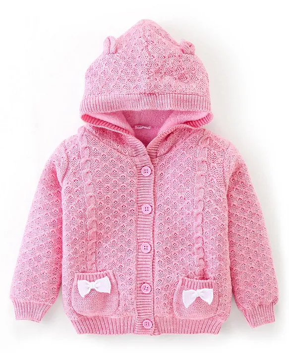 Baby girl hooded sweater online