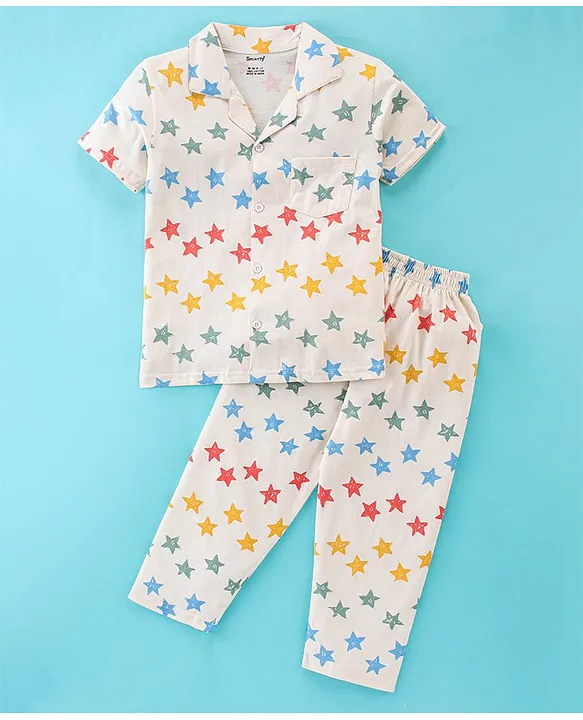 Kids Sleepsuit for Baby Boy's and Girl's Topwear and Pajamas Set Long  Sleeve Sleepwear Baby Clothing Sets – Blue Star Universe – Babywish