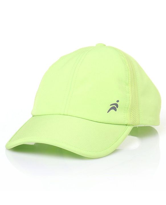 Pine Active Reflective Sports Cap Solid Green - Circumference 54 cm