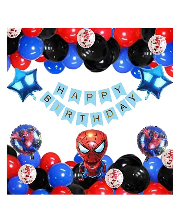 Spiderman Party Tablewear Kit Spiderman Birthday Party Décoration